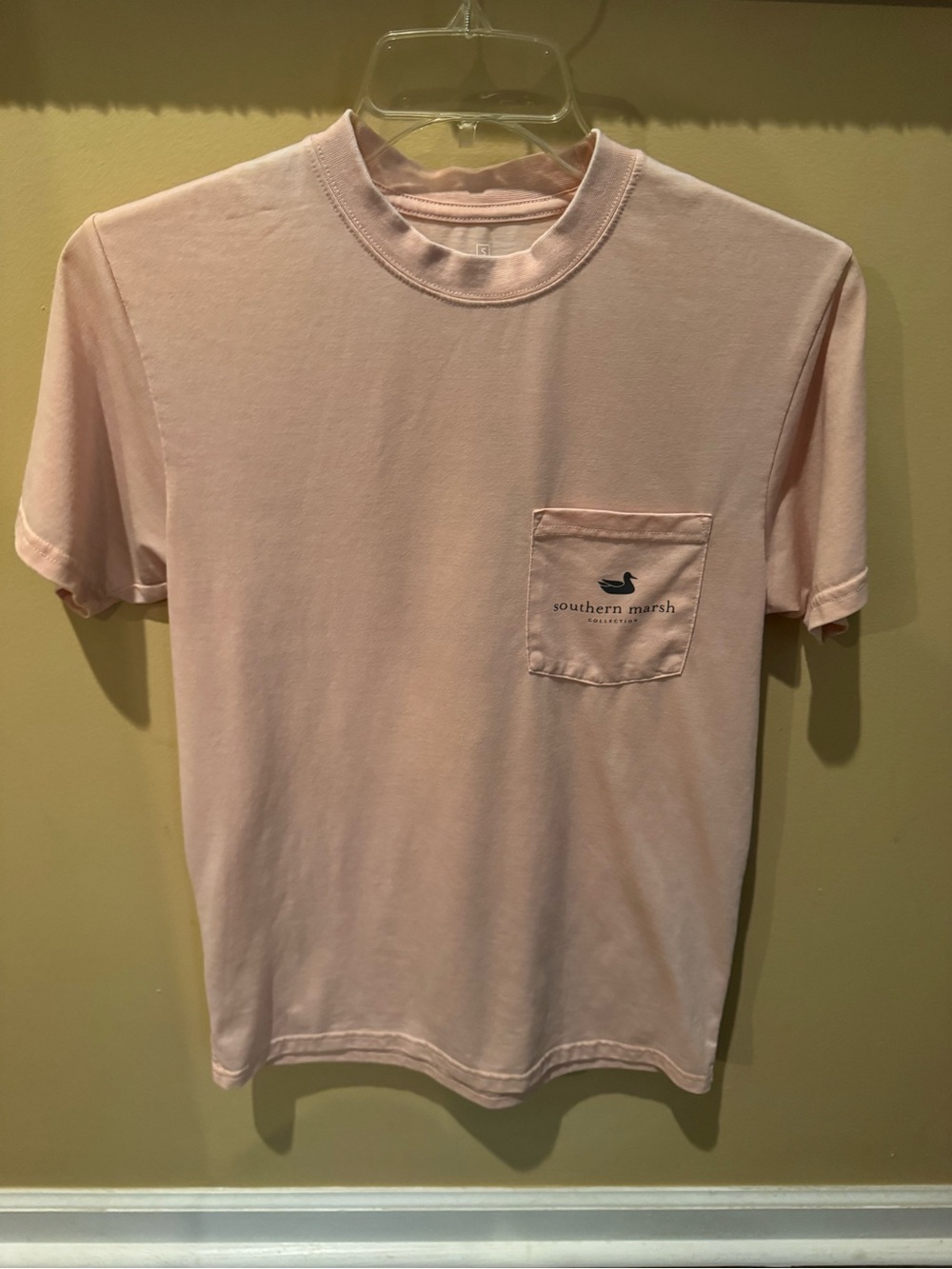 American pride in the SEAWASH™ Vintage Flag Tee. Terracotta (Light Pink), Size S